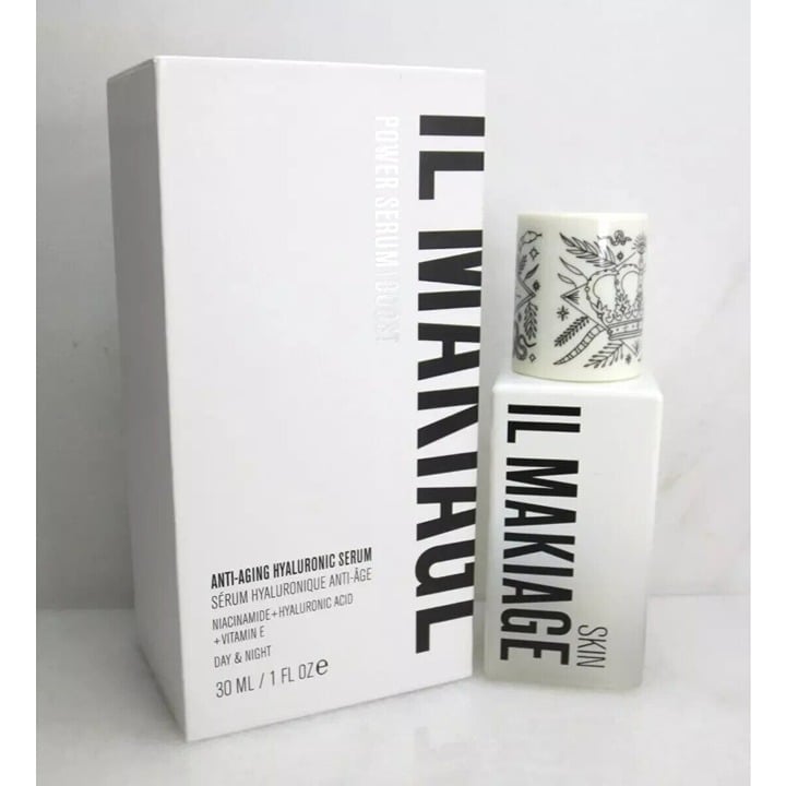 IL MAKIAGE Power Serum Boost Anti Aging Hyaluronic Acid 1oz New in Box