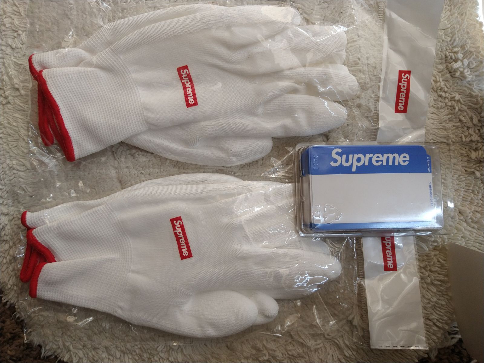 Supreme Name Badge Stickers