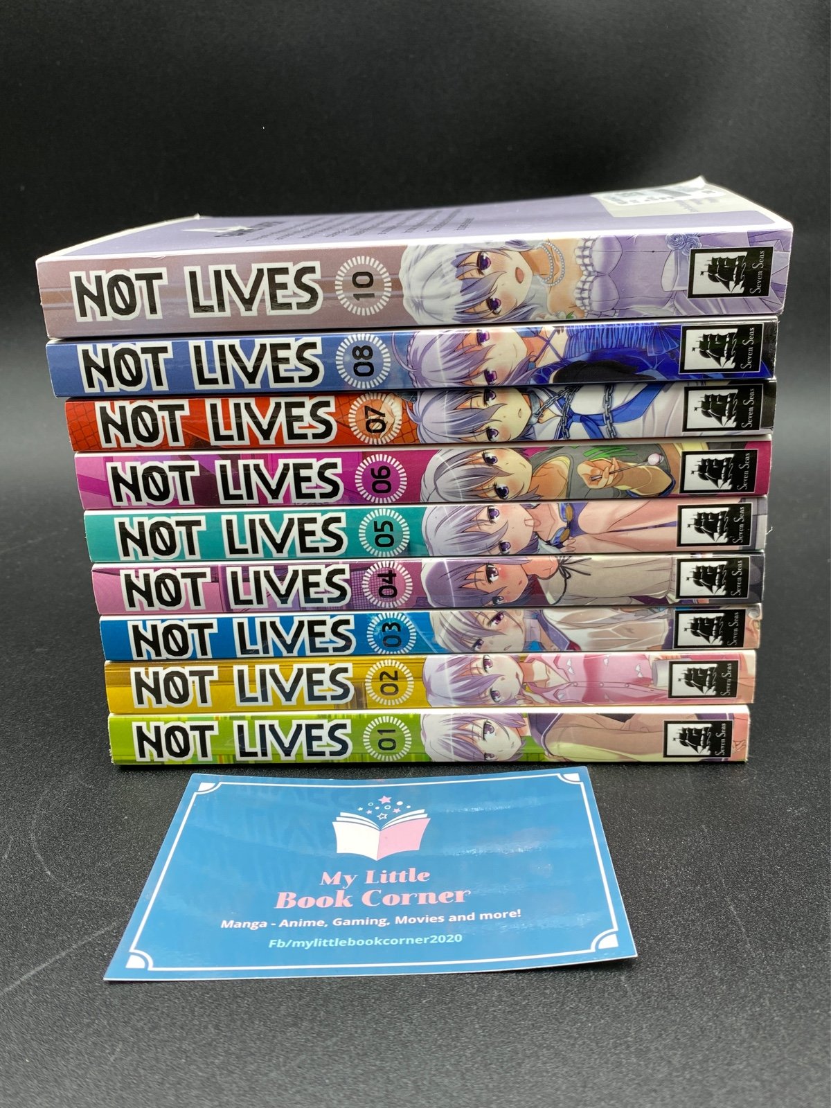 Not Lives manga vol 1-8, 10