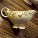 Antique 1935 Taylor Smith & Taylor pink rose gold trim creamer, sugar bowl gravy