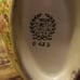 Antique 1935 Taylor Smith & Taylor pink rose gold trim creamer, sugar bowl gravy