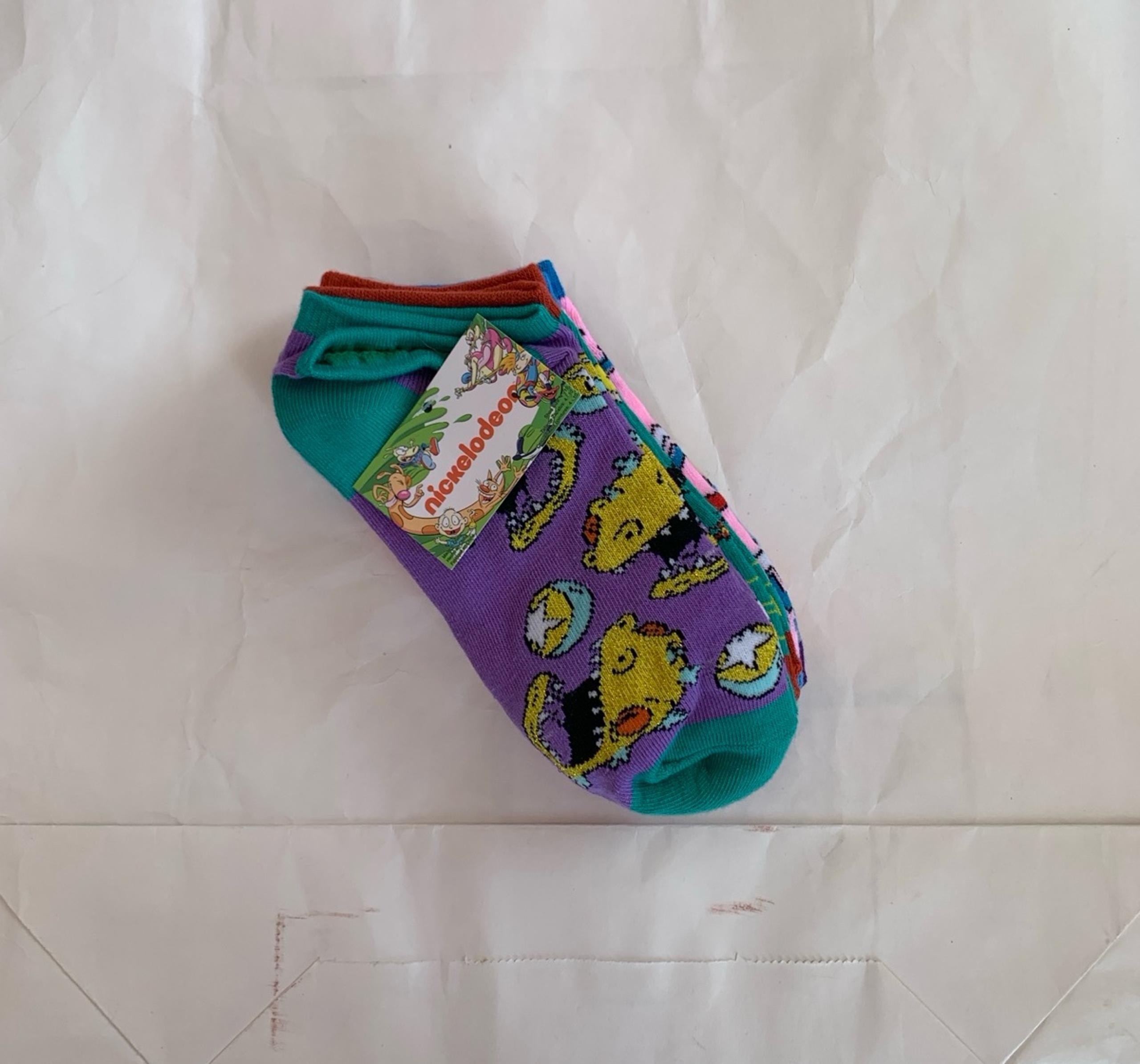 NWT Nickelodeon Socks Size 4-10 (6 pair)