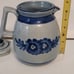 Farmhouse Vintage Hand Painted Pottery Pitcher/ Jug