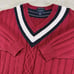 Vintage Rugger GANT Sweater Mens Large HandFramed Cable Knit Cricket 90s V Neck