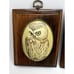Vintage Wood OWL Plaques- 2 Different Owl Designs On Wood With Hangers SIGNED!