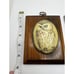 Vintage Wood OWL Plaques- 2 Different Owl Designs On Wood With Hangers SIGNED!