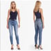 Mother High Waisted Looker 24 0 Popism Blue Denim Jeans Skinny Ankle Distressed