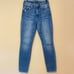 Mother High Waisted Looker 24 0 Popism Blue Denim Jeans Skinny Ankle Distressed