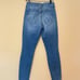 Mother High Waisted Looker 24 0 Popism Blue Denim Jeans Skinny Ankle Distressed