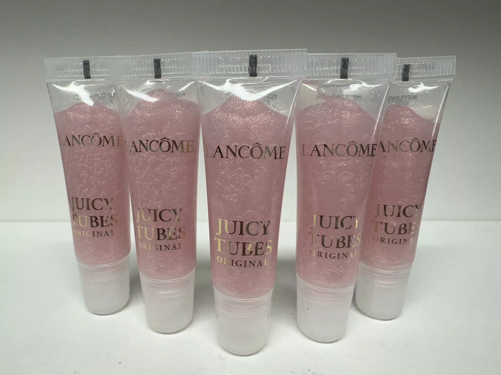 5 x Lancome Juicy Tubes Original Lip Gloss MARSHMALLOW ELECTRO 10ml /.33oz each