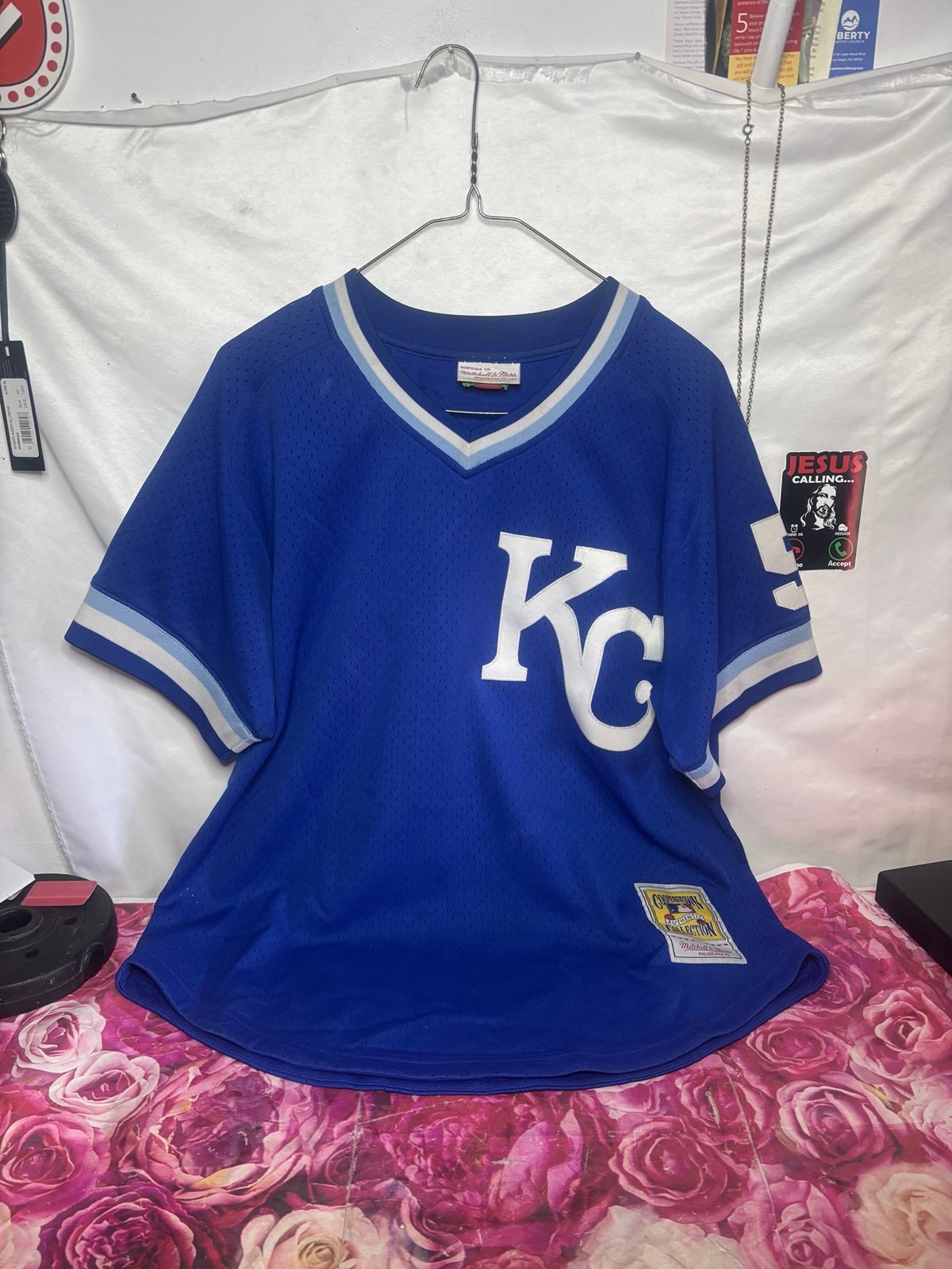 Vintage KC Mitchell & ness jersey
