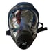 1 Set Reusable Anti-Fog Gas Mask Respirator, Wide Field Full Face Dust Gas Mask