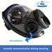 1 Set Reusable Anti-Fog Gas Mask Respirator, Wide Field Full Face Dust Gas Mask