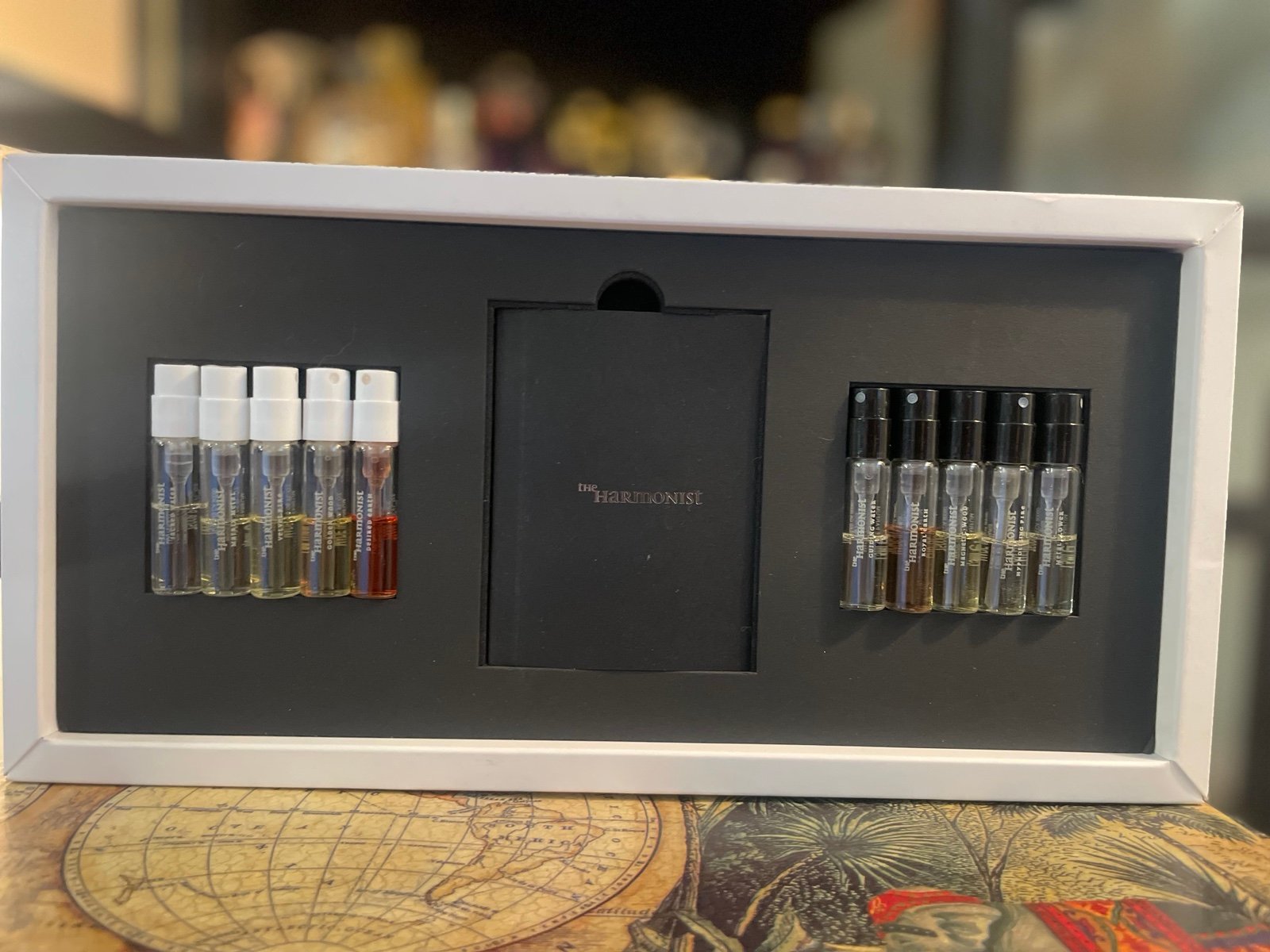The Harmonist 10 piece parfum elixir set w/ special edition diffuser