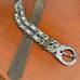 STREETS AHEAD Leather and Metal Chain Belt