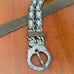 STREETS AHEAD Leather and Metal Chain Belt