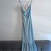 NWT Michael Costello x REVOLVE Brianne Maxi Dress in Light Blue Size Small 298