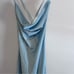 NWT Michael Costello x REVOLVE Brianne Maxi Dress in Light Blue Size Small 298