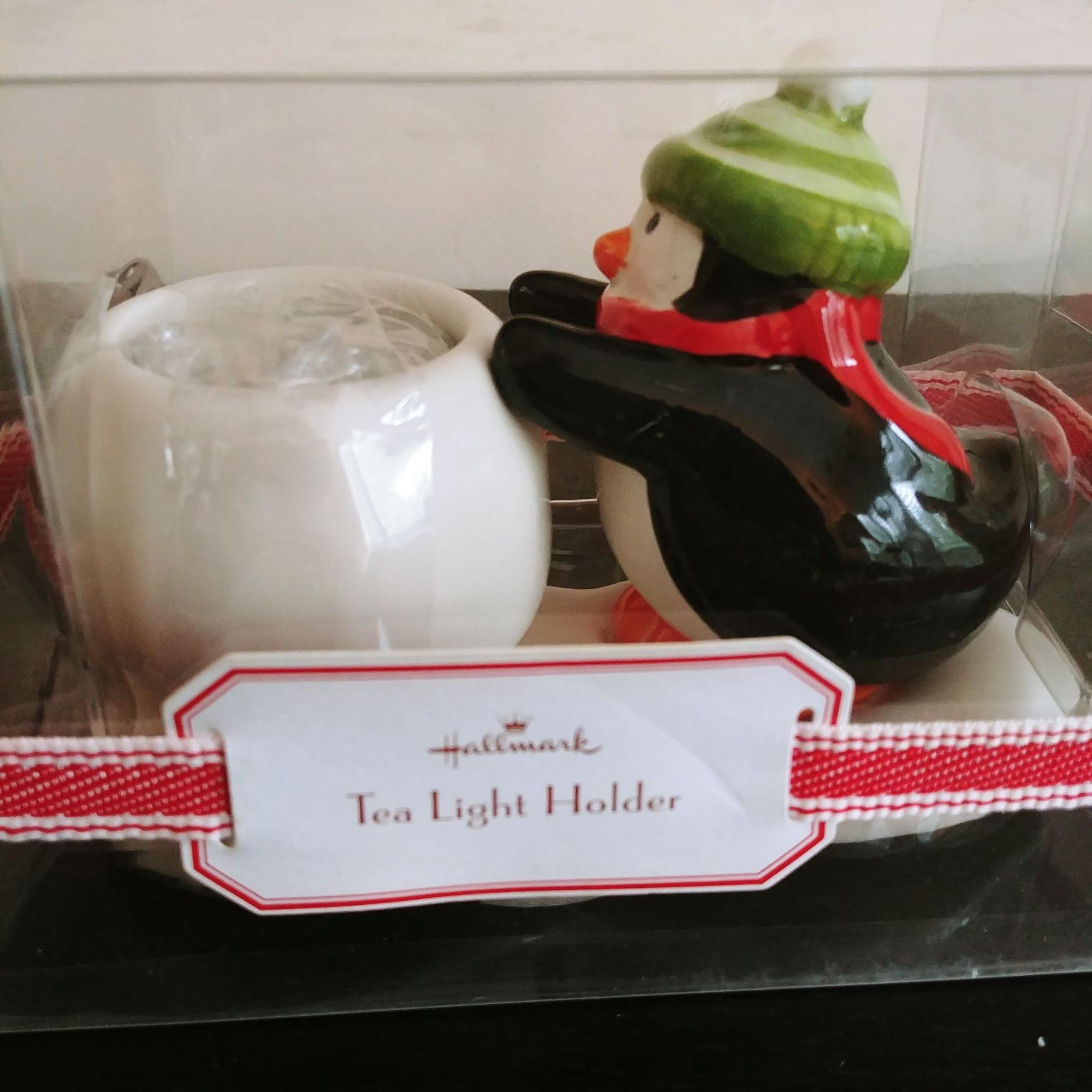Hallmark Penguin Tealight Candle Holder