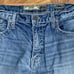 BKE Seth Jean Western Whiskers Distressed Straight Leg Light Wash Denim Pant 36L