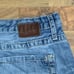 BKE Seth Jean Western Whiskers Distressed Straight Leg Light Wash Denim Pant 36L