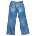 BKE Seth Jean Western Whiskers Distressed Straight Leg Light Wash Denim Pant 36L