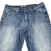 BKE Seth Jean Western Whiskers Distressed Straight Leg Light Wash Denim Pant 36L