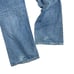 BKE Seth Jean Western Whiskers Distressed Straight Leg Light Wash Denim Pant 36L