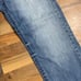 BKE Seth Jean Western Whiskers Distressed Straight Leg Light Wash Denim Pant 36L