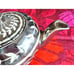 BEAUTIFUL Silver Swirl Sadler Teapot Shabby Chic Holiday Tea Party MCM England