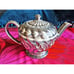 BEAUTIFUL Silver Swirl Sadler Teapot Shabby Chic Holiday Tea Party MCM England