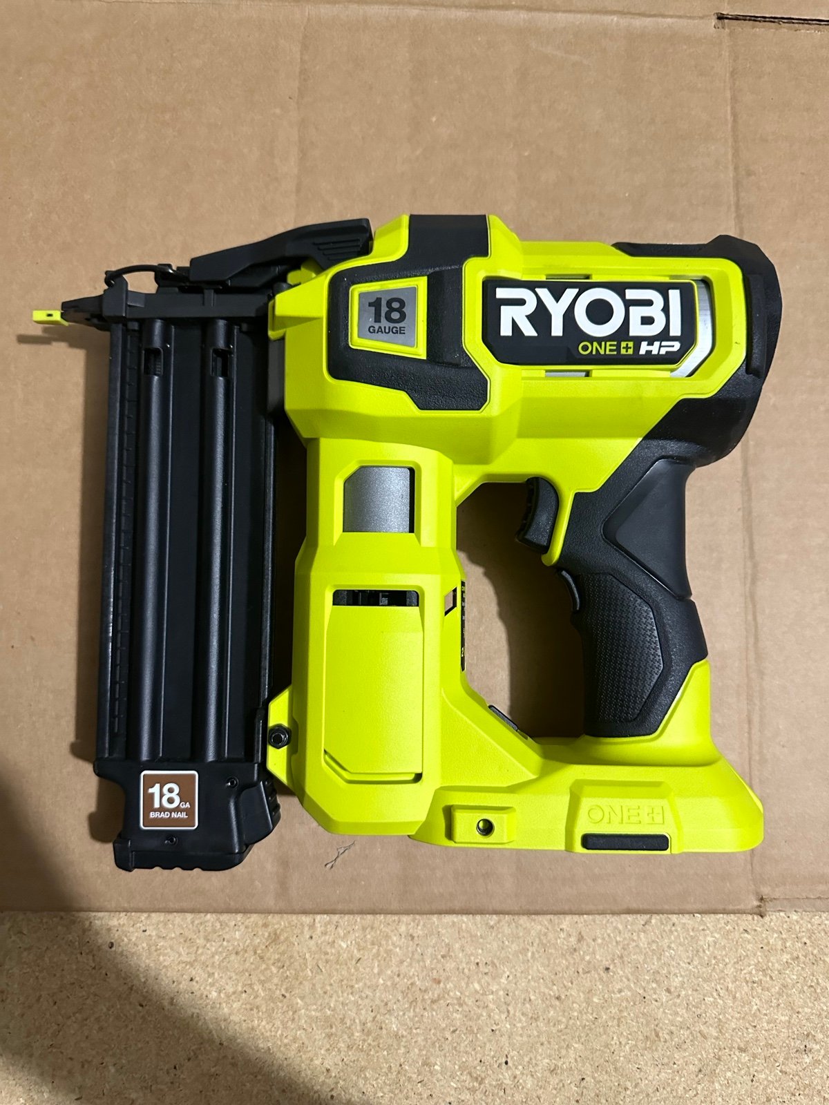 ryobi 18v high performance brad nailer tool only