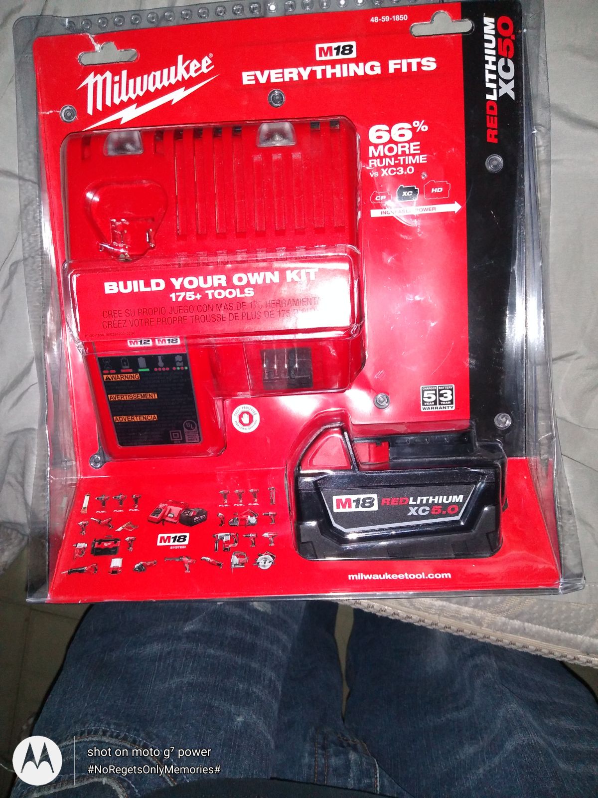 Milwaukee charger with battery