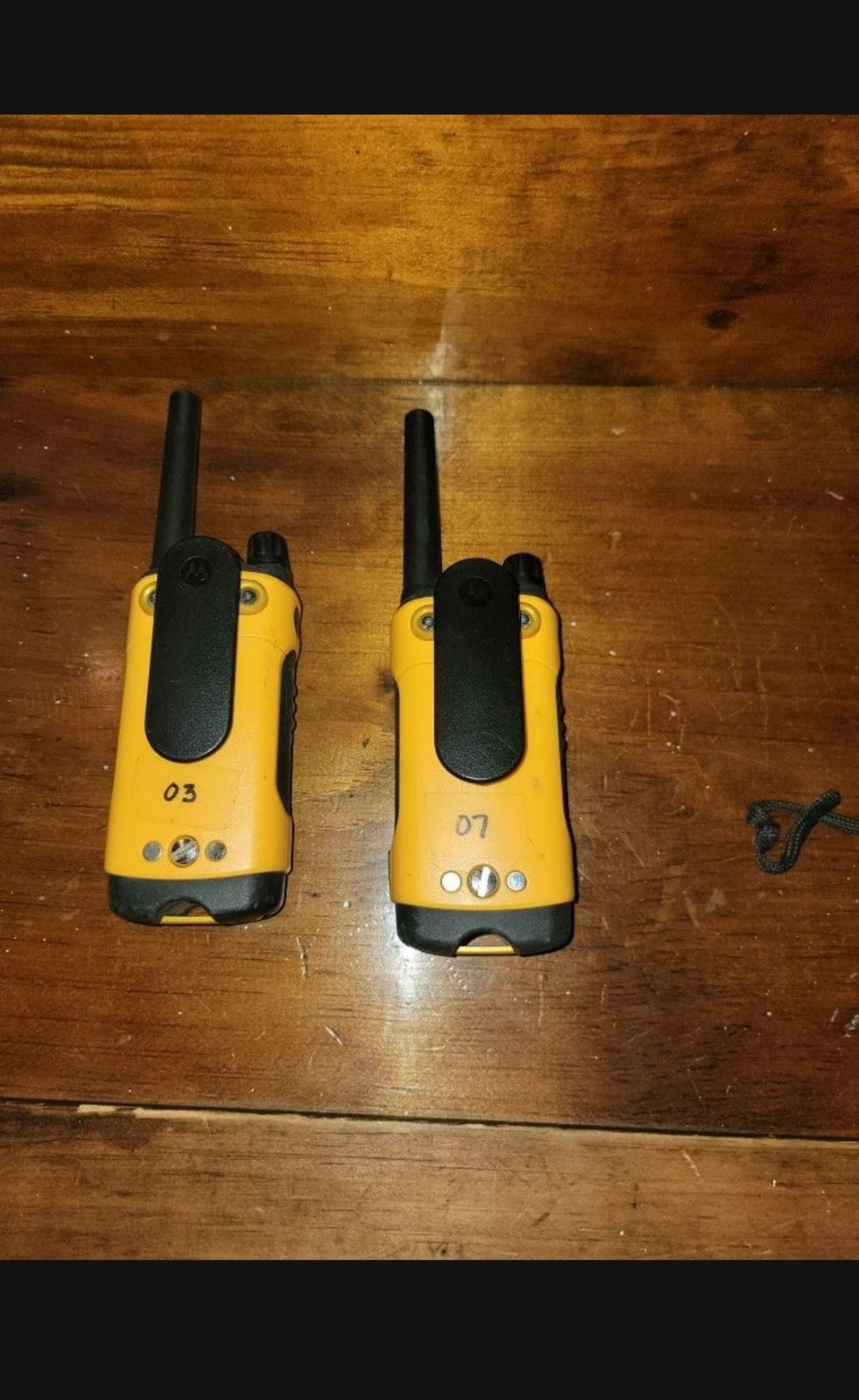 Used Motorola Walkie Talkies