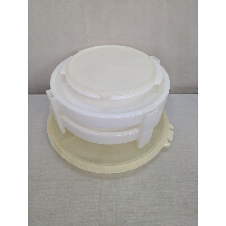 Vintage Tupperware Lot (1) Party Susan Tray (2) Divide-A-Rack (1) Suzette Tray