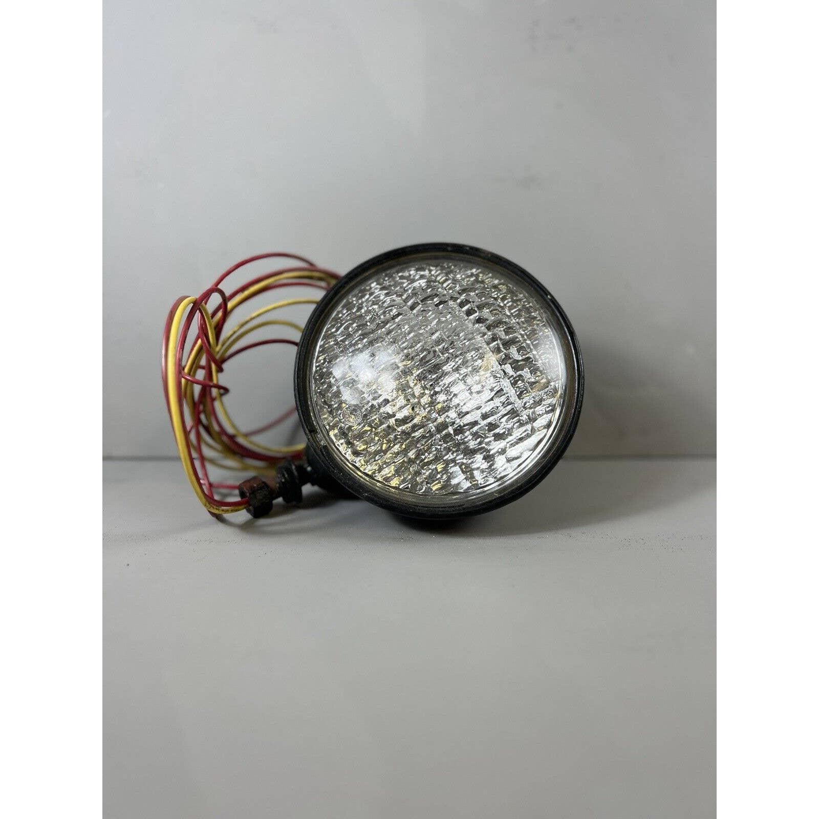 Vintage TS Motorcycle Motorbike Motorsport Headlight Assembly Black Original