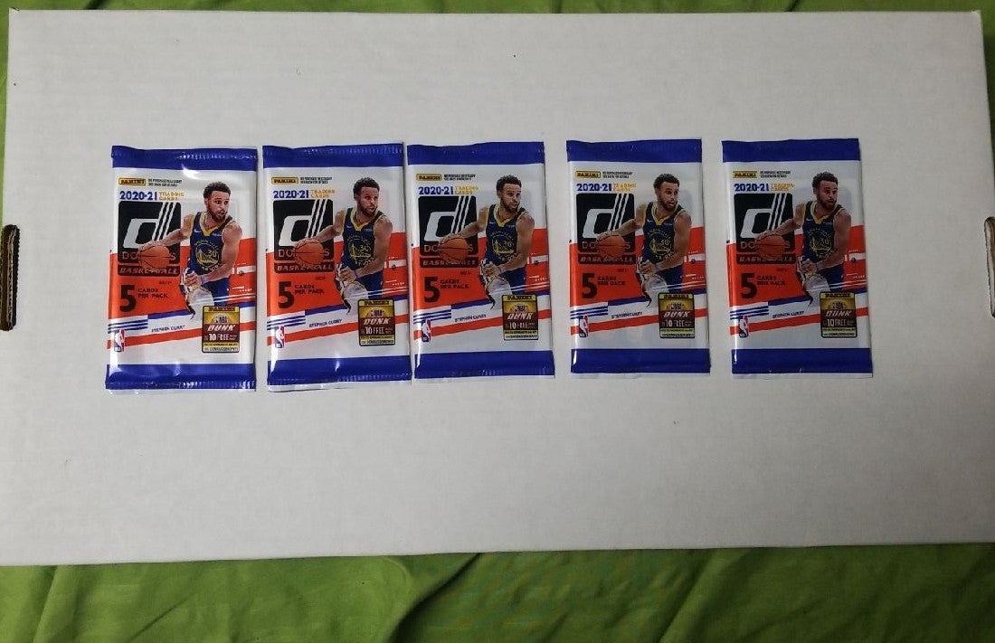 Panini Donruss 2020-21 Booster Packs 5x