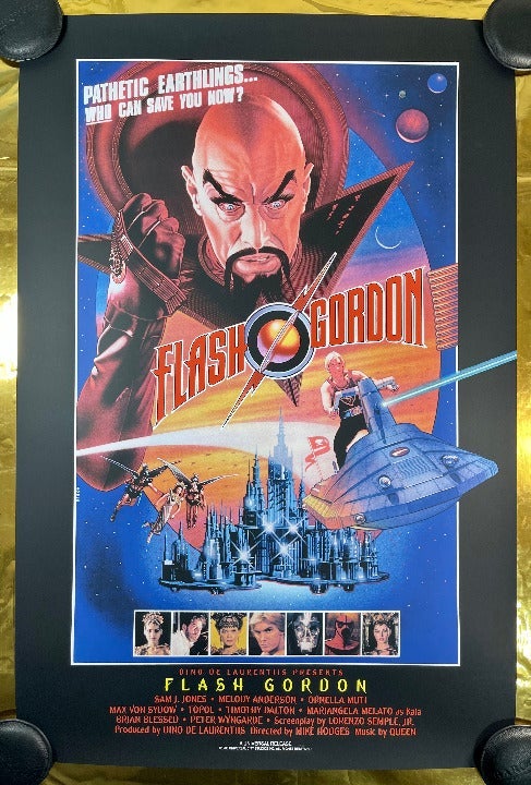 Flash Gordon Art Print by Lawrence Noble
