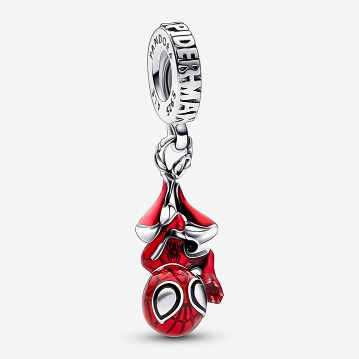 New Marvel Hanging Spider-Man Dangle Charm, Pandora Charm, Best Gifts, Charm Fo