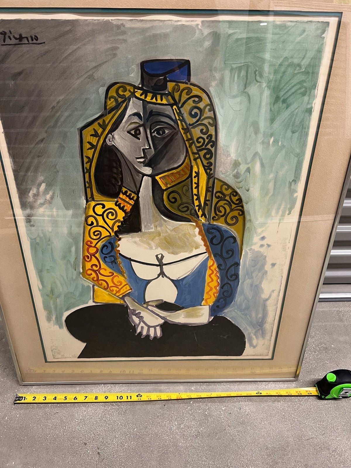 Pablo Picasso The Turkish Shawl Lithograph - Signed Framed and Matted
