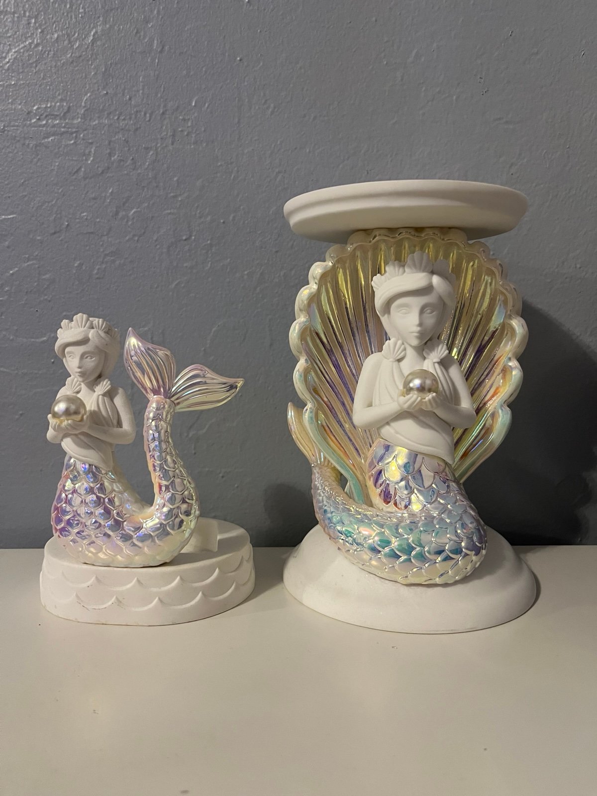 Bath & Body Works Mermaid Candle & Soap Holder