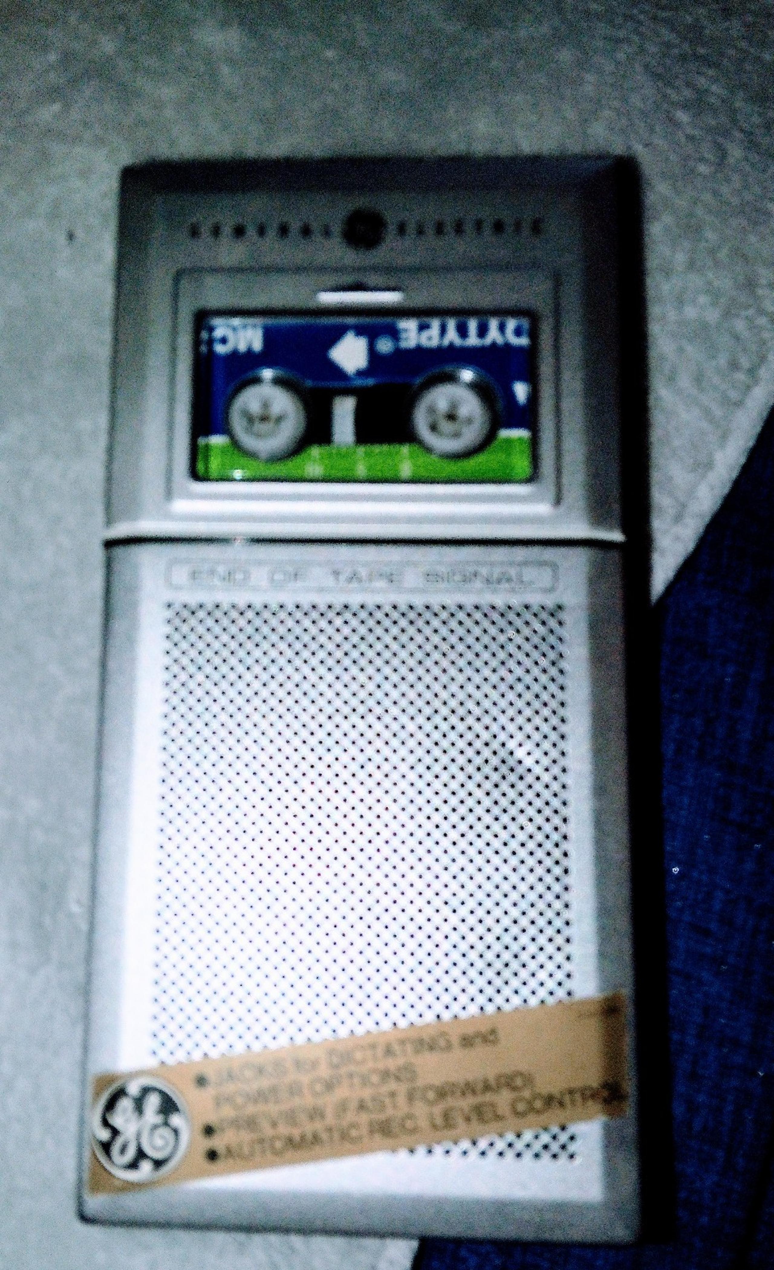 Vintage GE Microcassette recorder