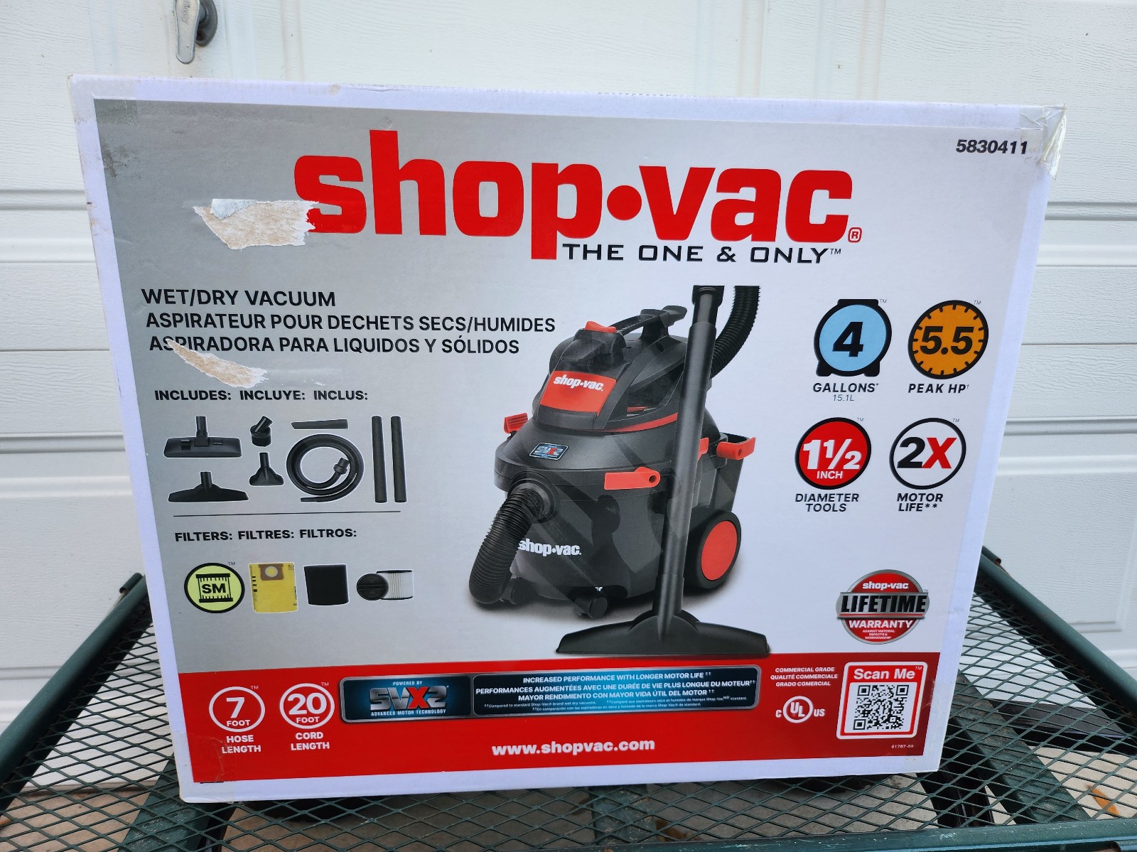 Shop-Vac 4-Gallon Wet/Dry Vacuum