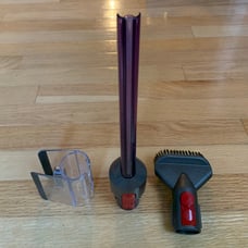 Dyson genuine Light Pipe Crevice tool and Stubborn dirt brush with Clip