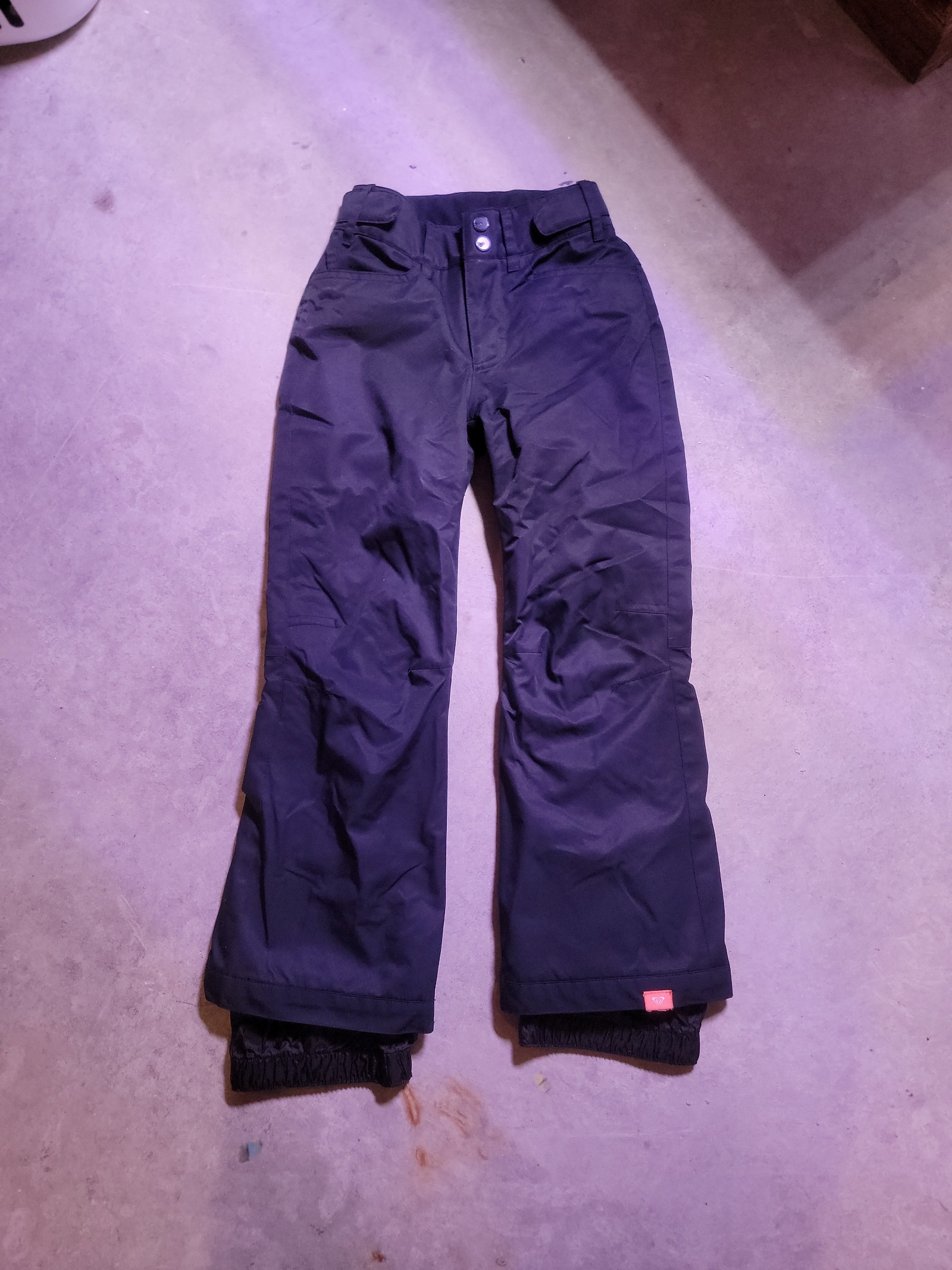 Girl's Roxy Ski Pants, size 8 (s). Black, great condition