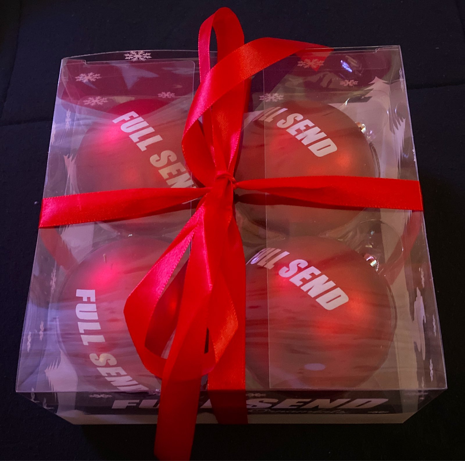 Full Send Ornaments (4-pack)