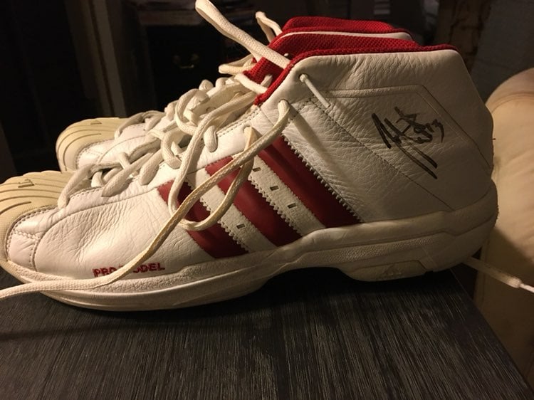Hano Matolo Auto Game Worn Shoes! Rare!