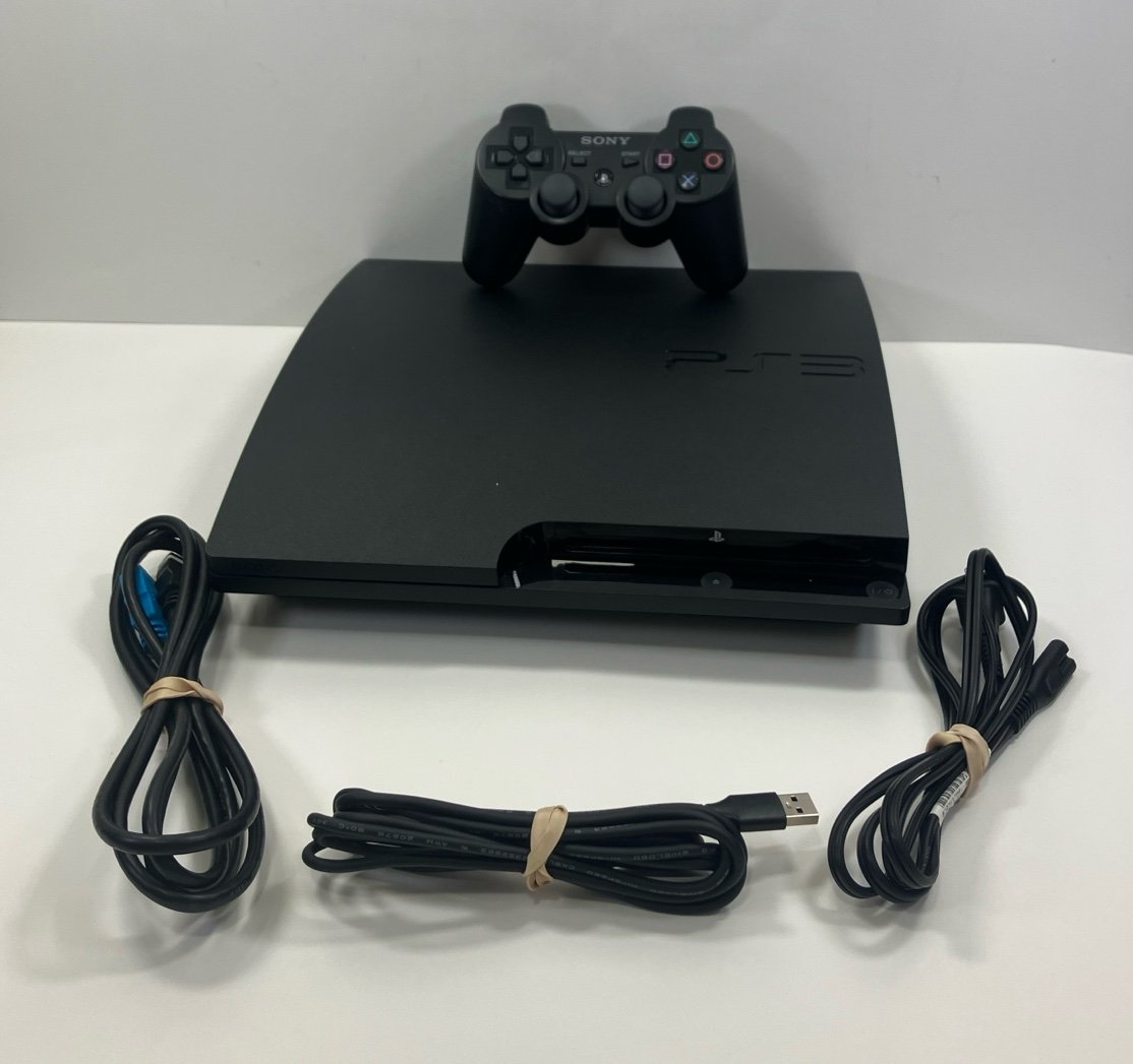 Playstation 3 Slim With Controller and Wires 1TB (Tested)
