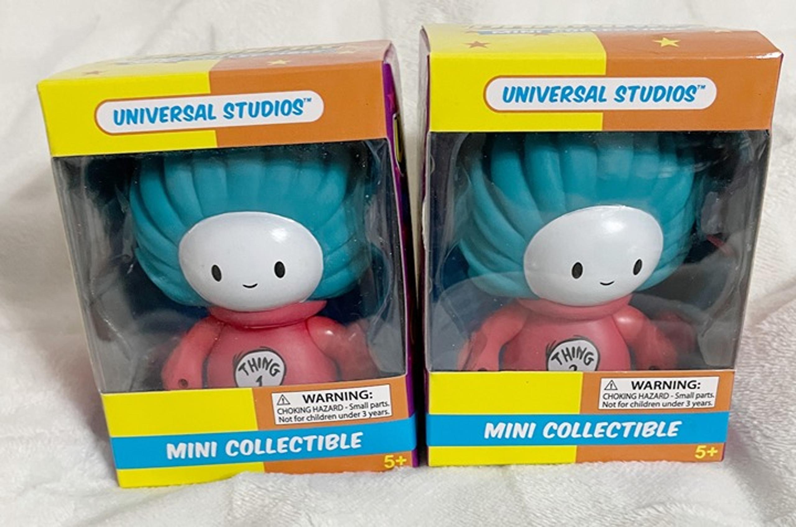 Universal Studios Hollywood Dr. Seuss Thing 1 & Thing 2 Mini Figure