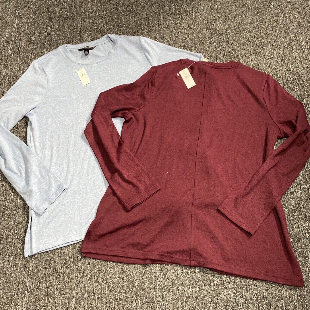 banana republic long sleeve tees